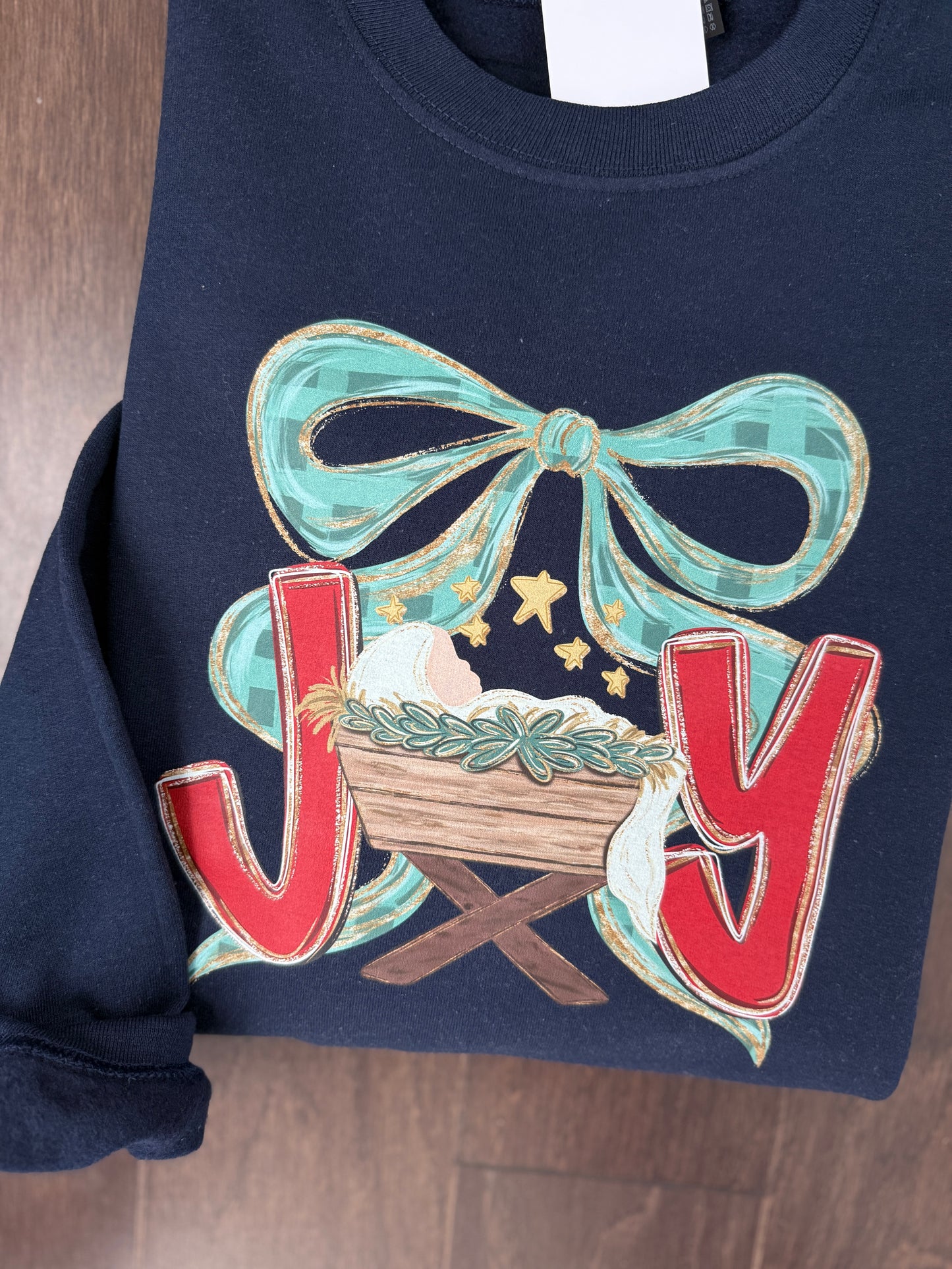 Joy {nativity with bow}