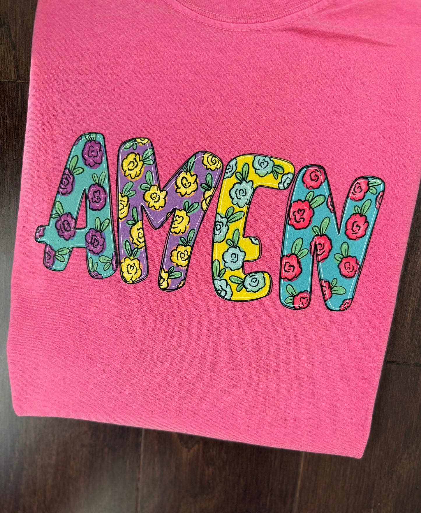 Floral Amen shirt