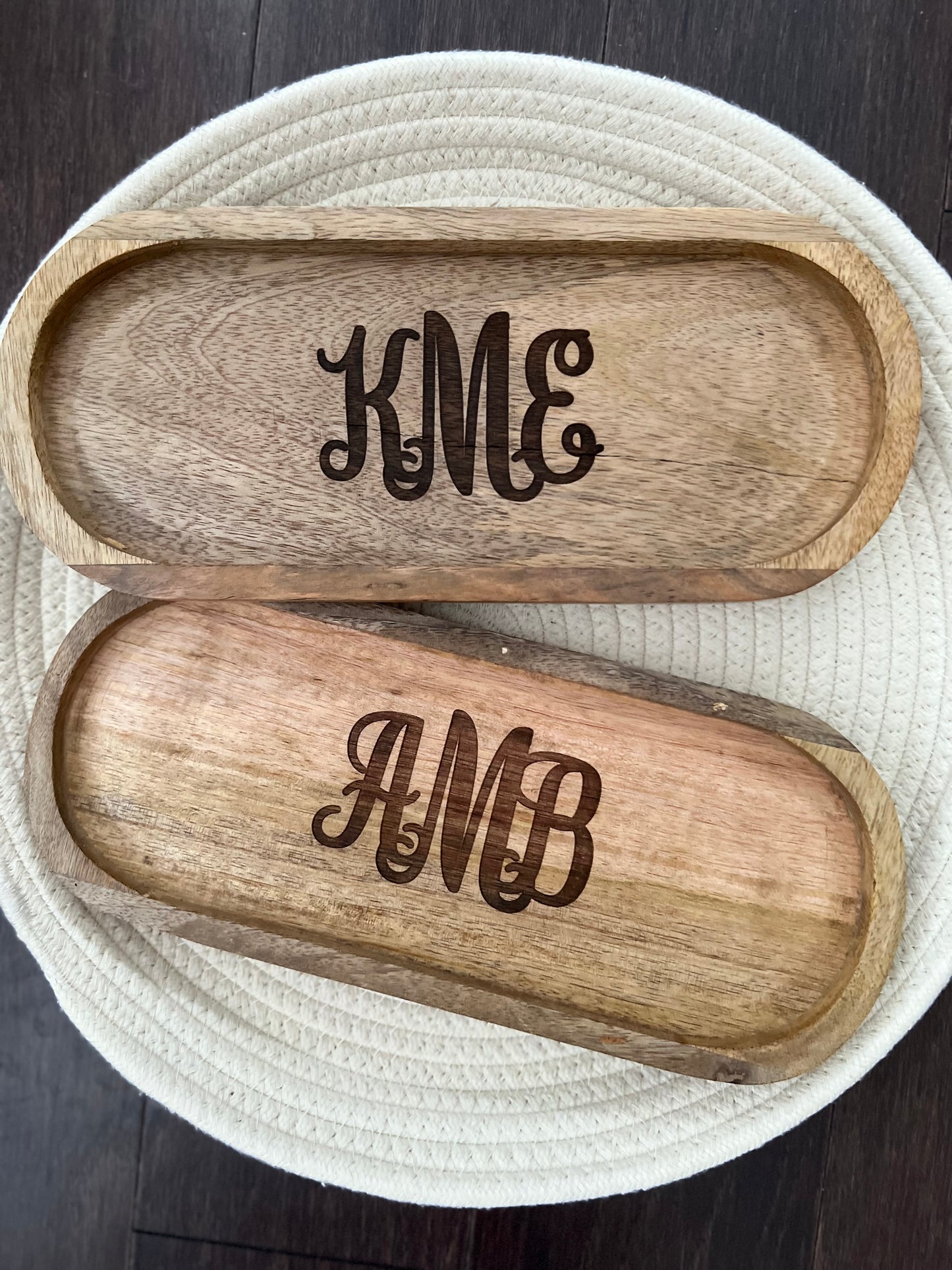 Wooden Engraved Tray