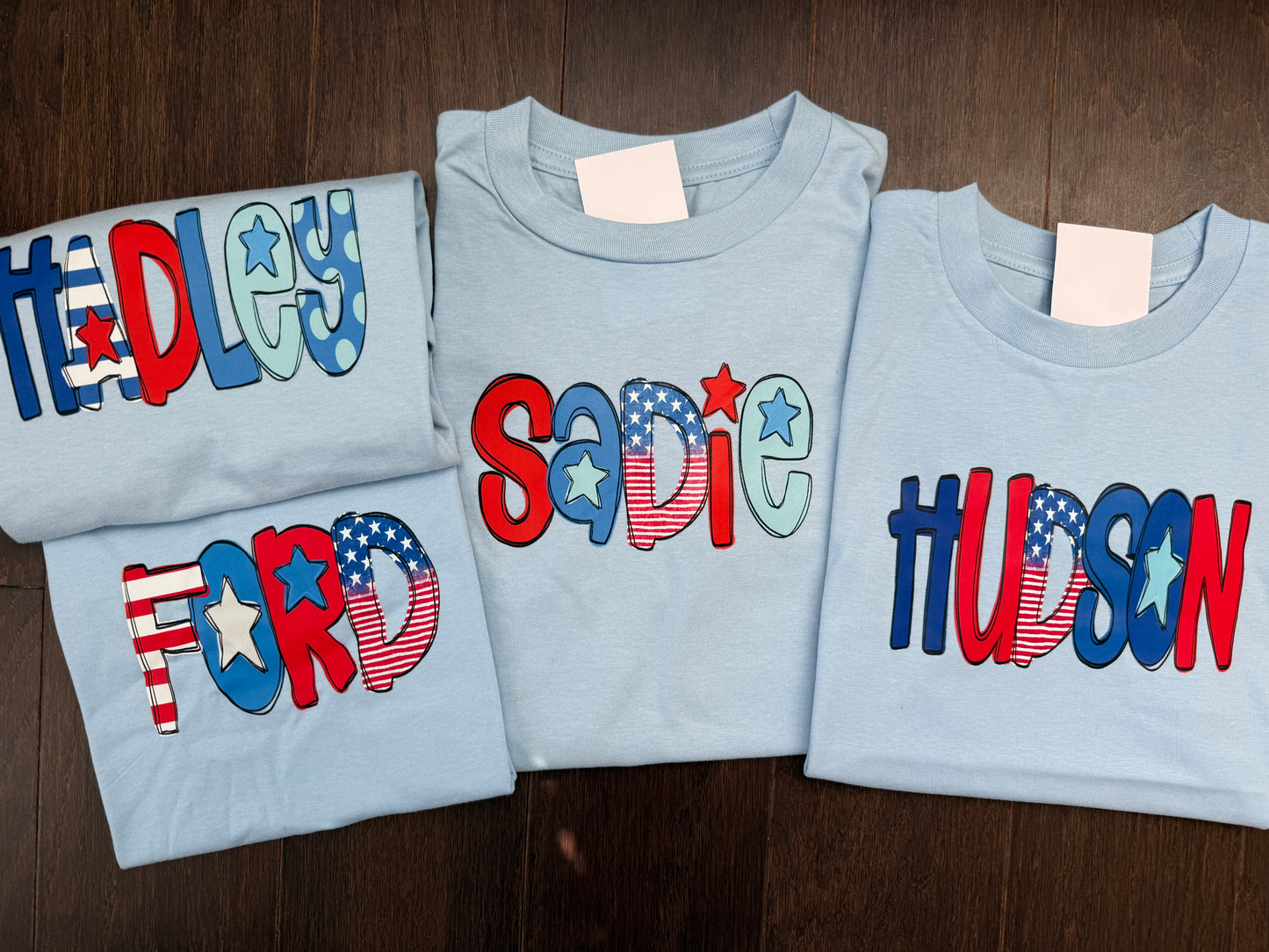 Patriotic Name Tees