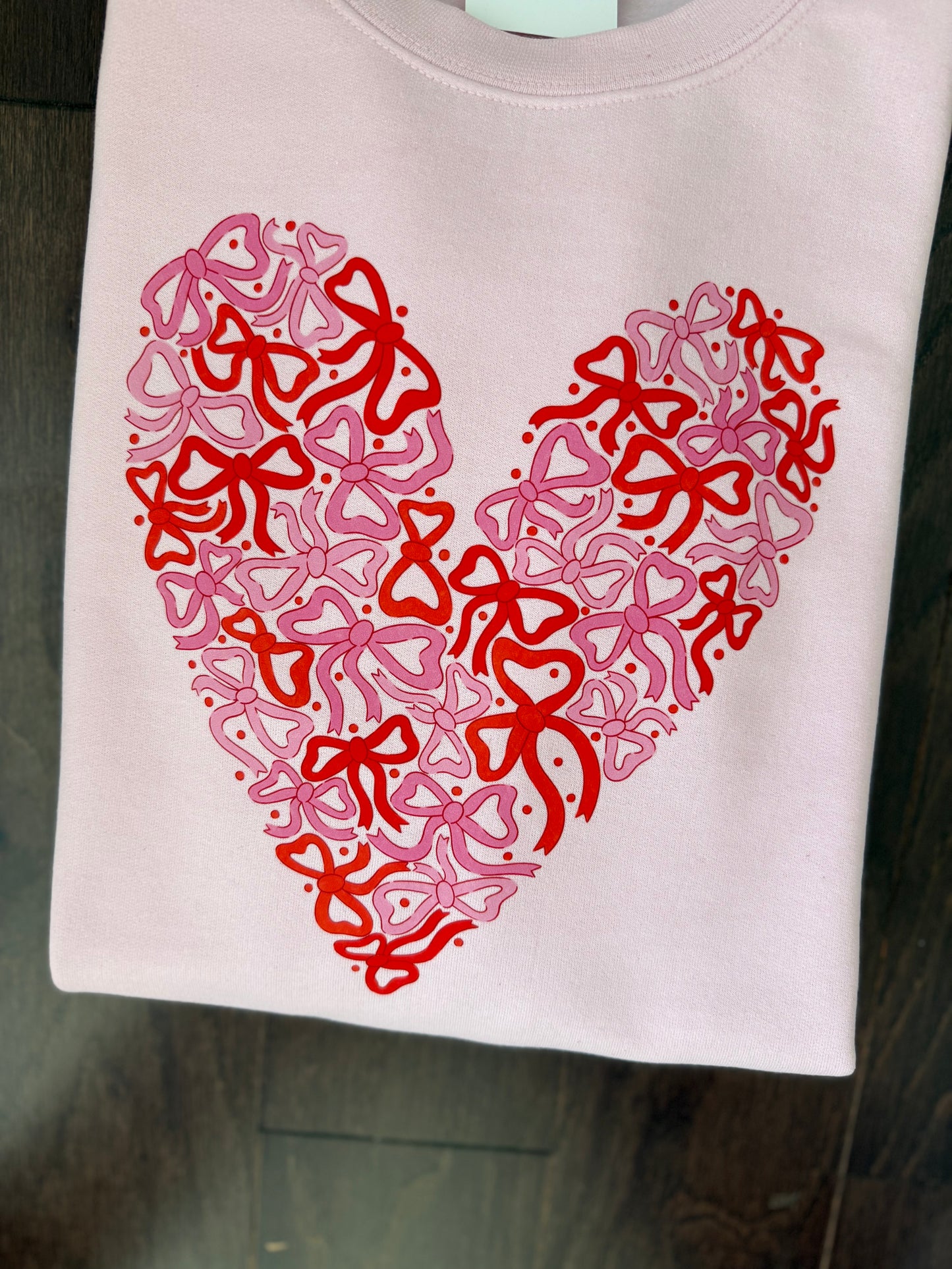 Pink Multi Bows Heart Shirt