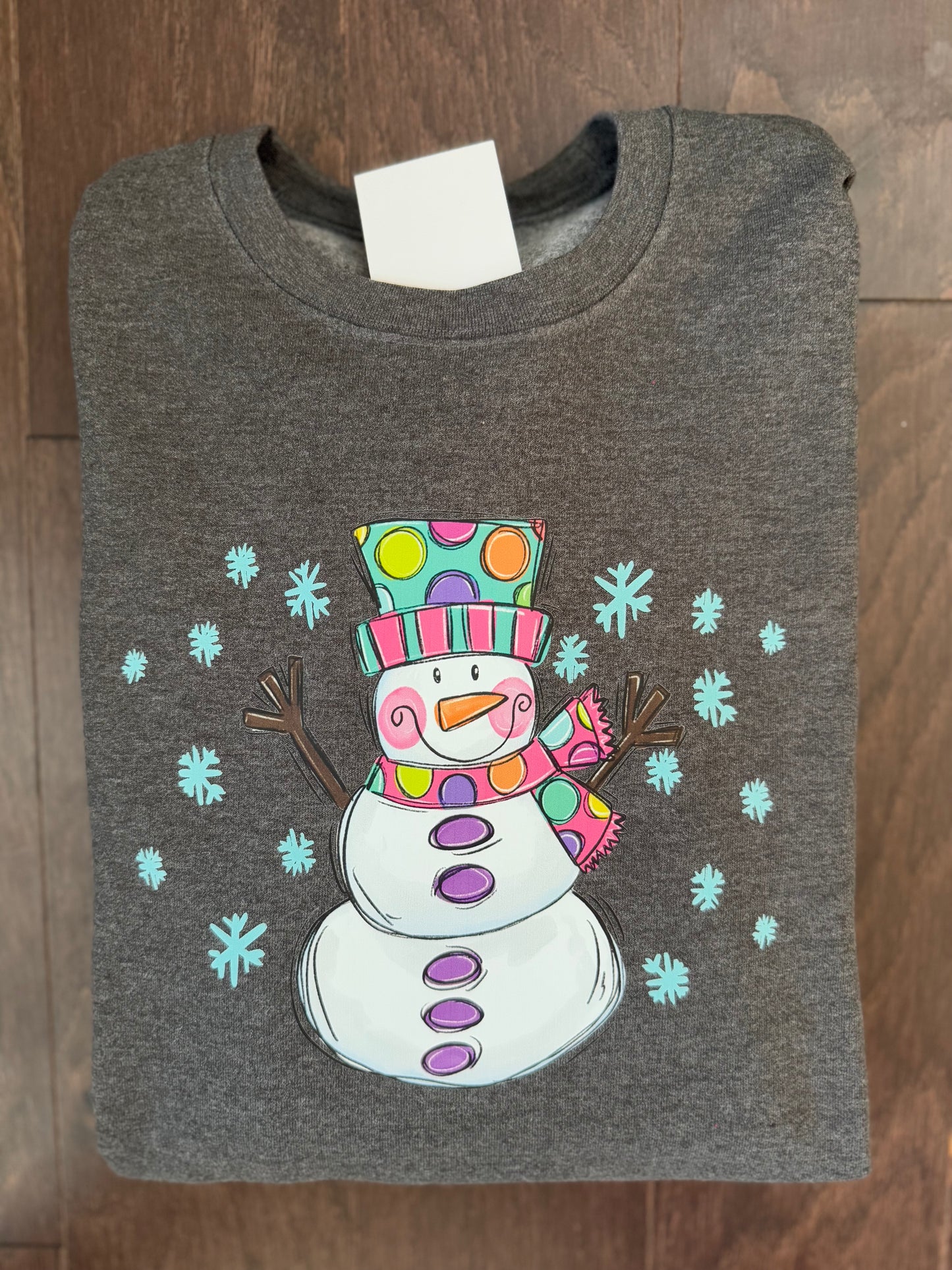 Snowman with Snowflakes Shirt