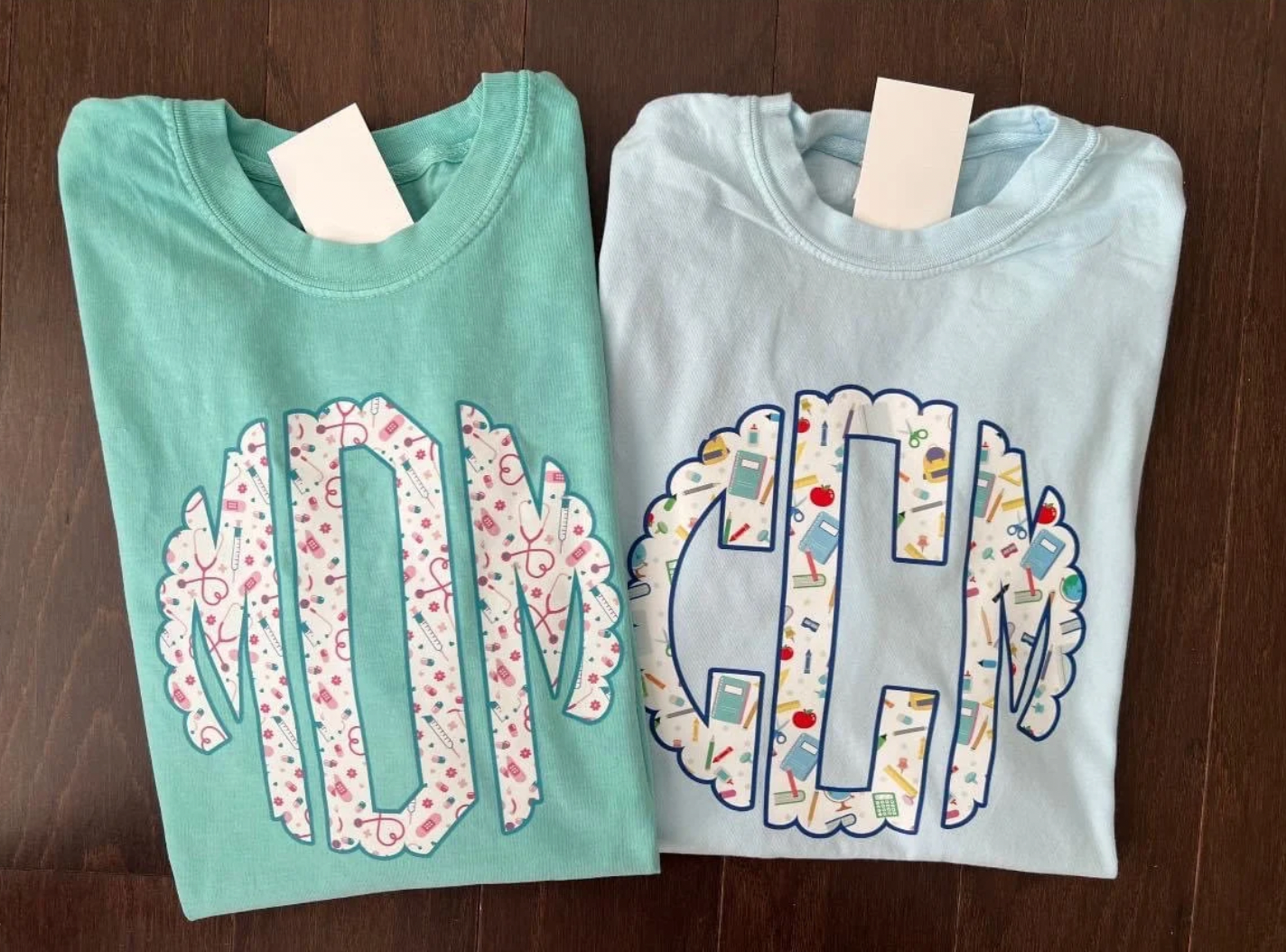 Teacher Monogram Shirt