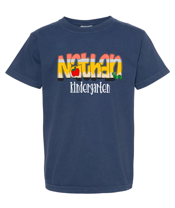 Primary Color School Alpha Shirt