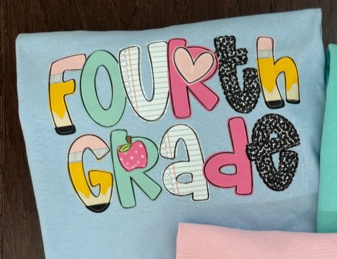 Girly Colors School Alpha Shirt