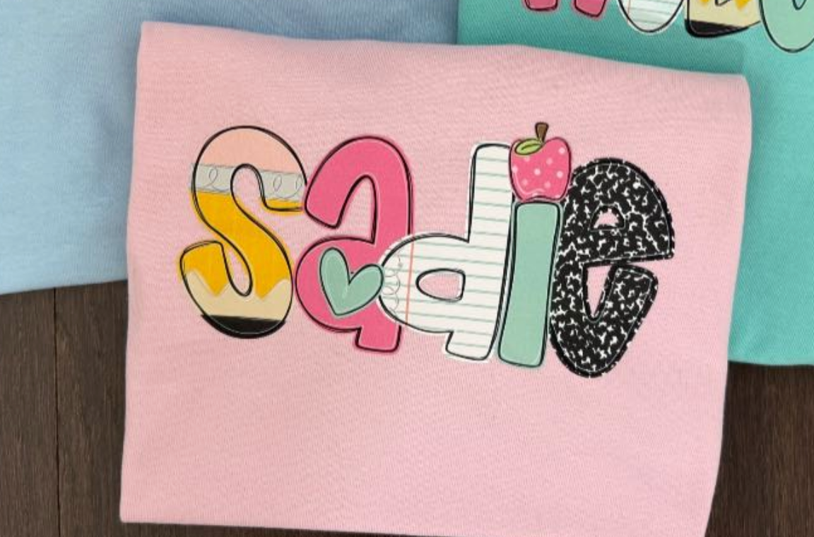 Girly Colors School Alpha Shirt