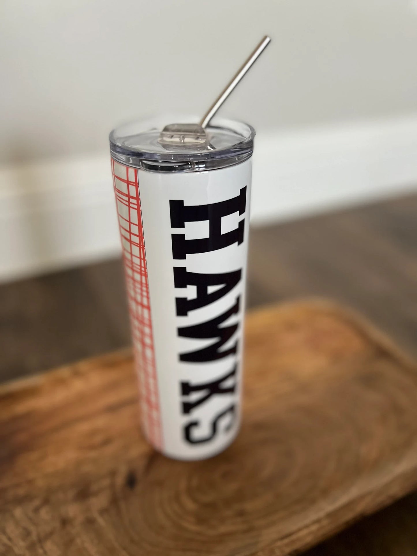 20oz Slim Tumbler with Straw