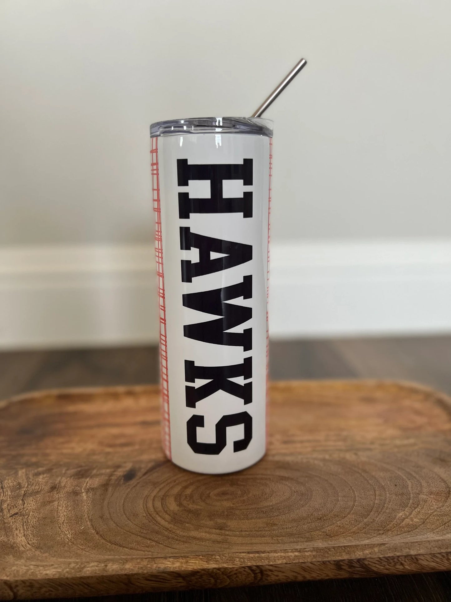 20oz Slim Tumbler with Straw
