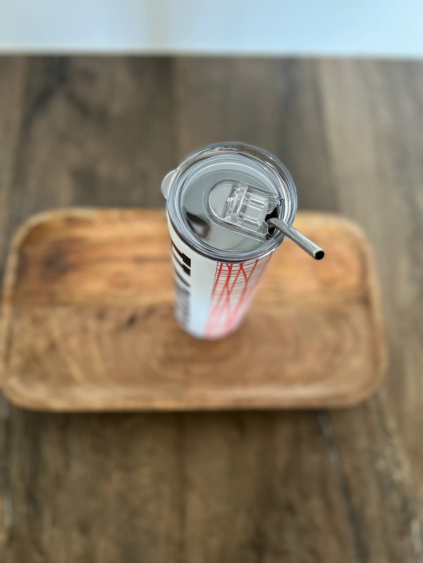 20oz Slim Tumbler with Straw