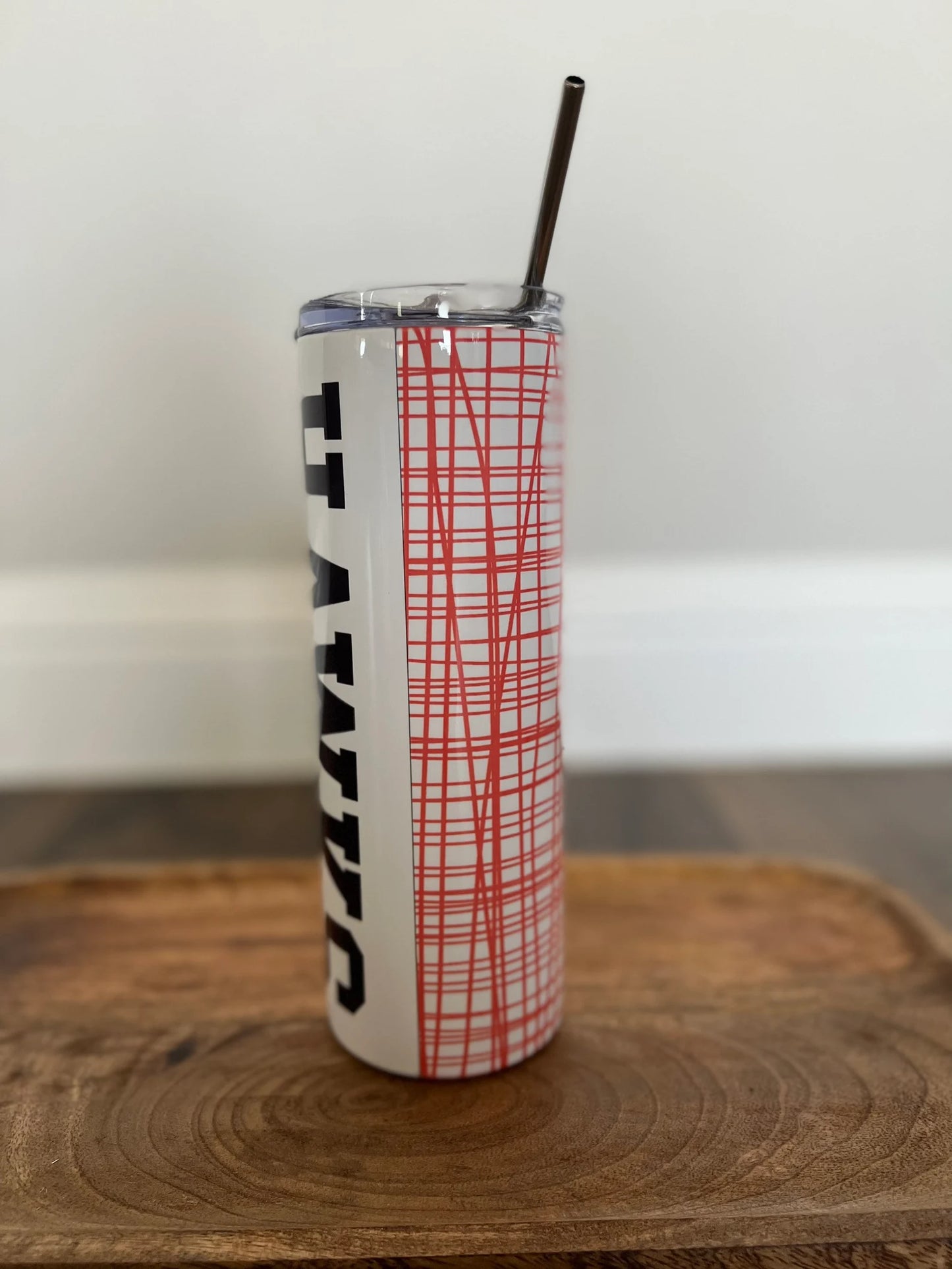 20oz Slim Tumbler with Straw