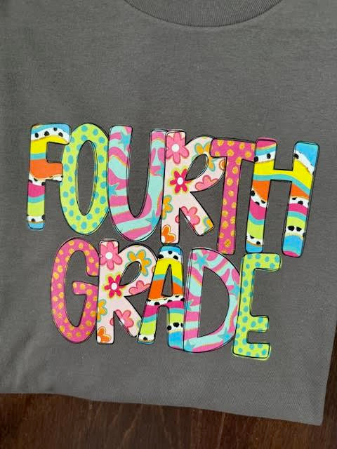 Fun & Funky Letters Shirt [any wording!]
