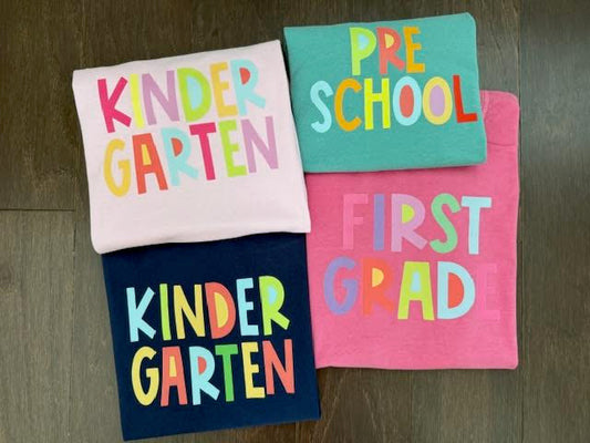 Grade Level Tees