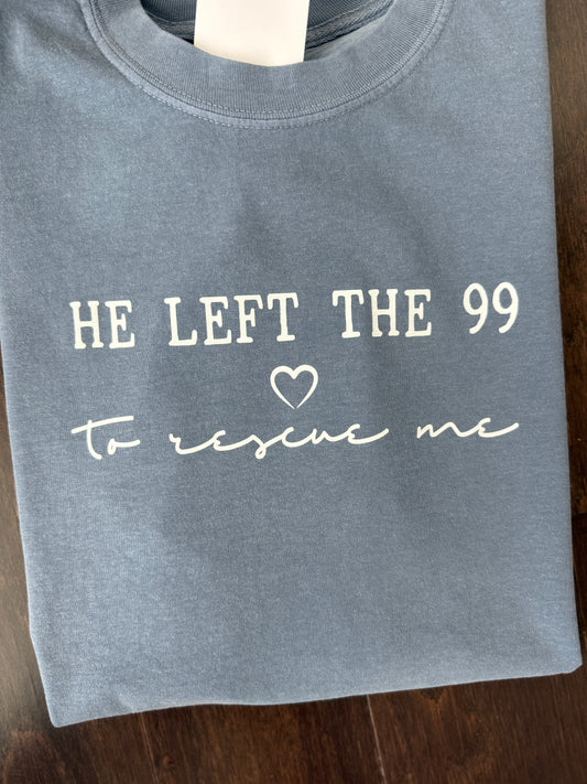 He Left the 99 shirt