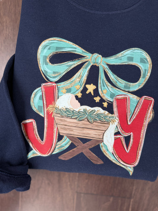 Joy {nativity with bow}