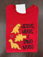 Jesus, Hugs + Dino Nugs