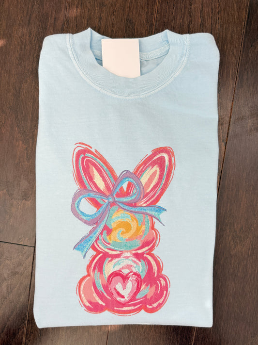 Pink Bunny with Real Glitter