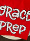 Grace Prep Polkadot Fun Letters Shirt