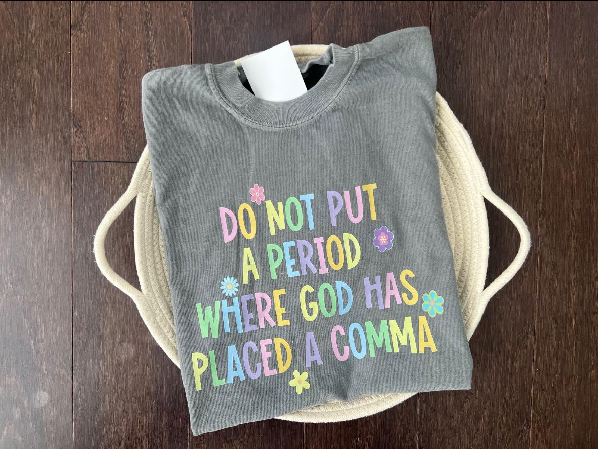 Period > Comma Shirt