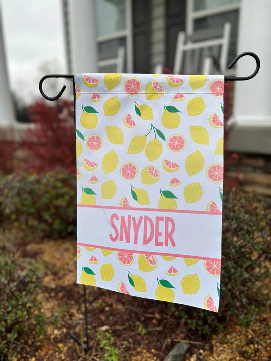 Lemon Garden Flag