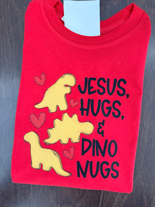 Jesus, Hugs + Dino Nugs