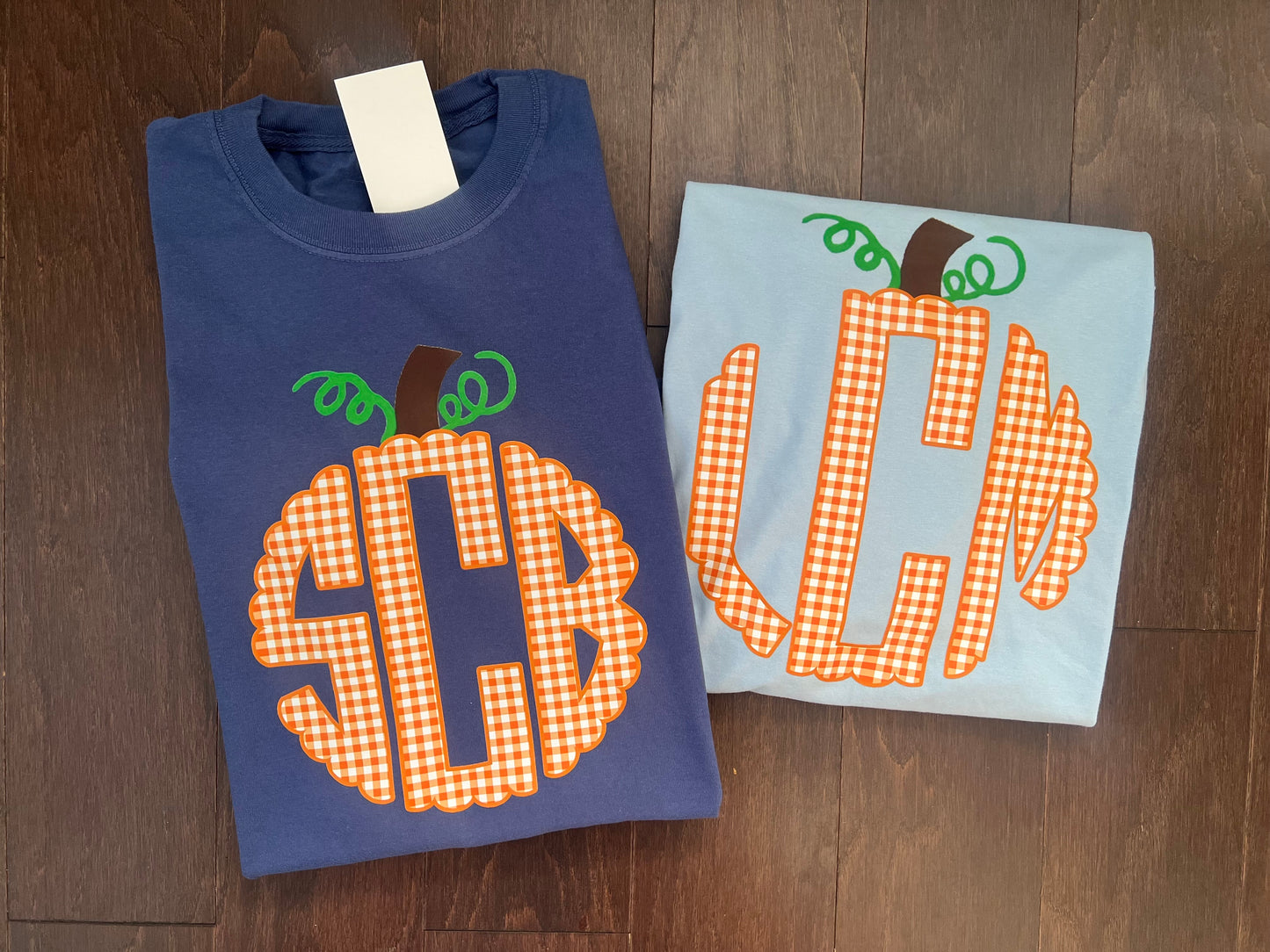 Pumpkin Monogram Tee