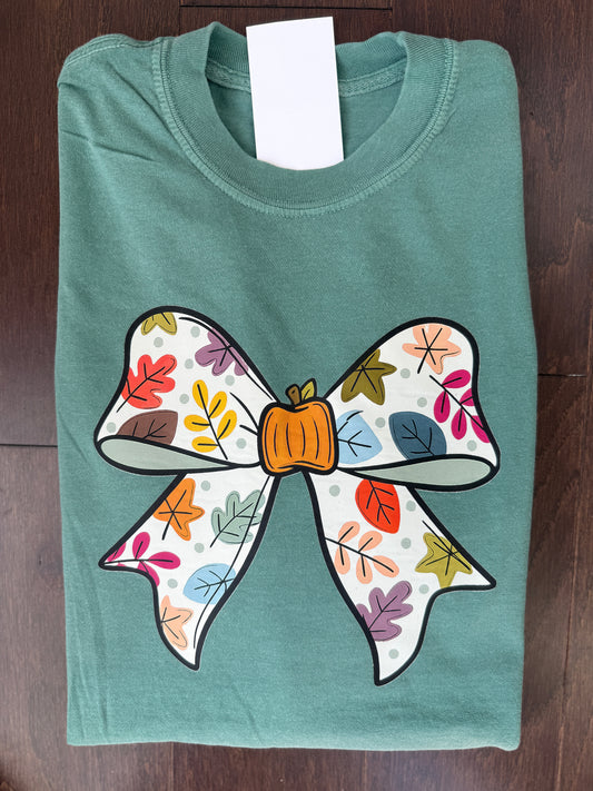 Leaf Coquette Fall Bow
