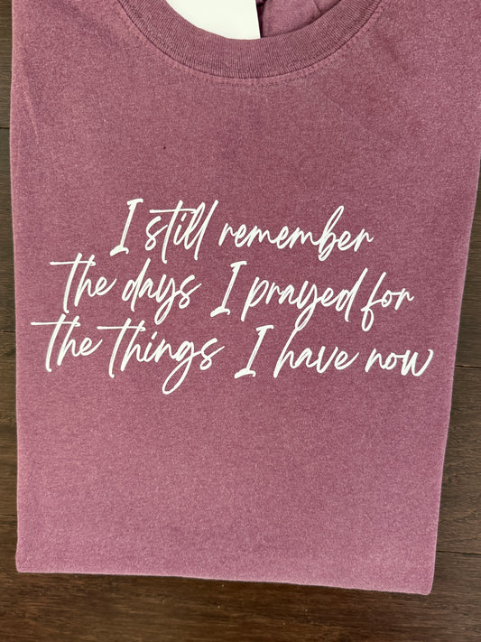 Answered Prayers shirt