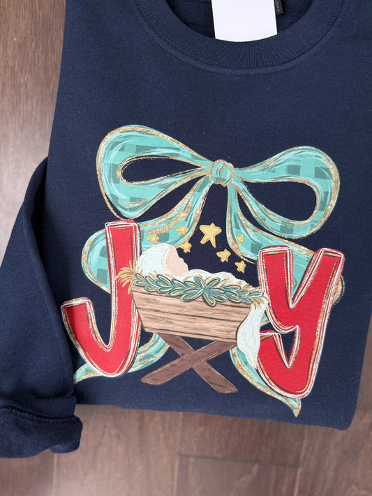 Joy {nativity with bow}
