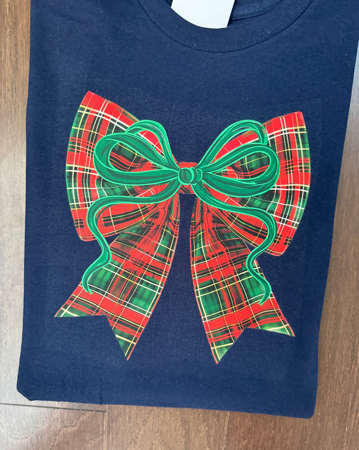 Classic Christmas Plaid Bow