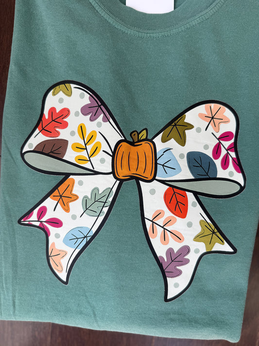 Leaf Coquette Fall Bow