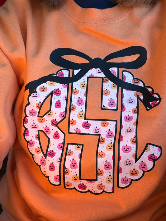 Jack o Lantern Monogram
