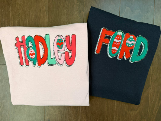 Ornament Name Tees