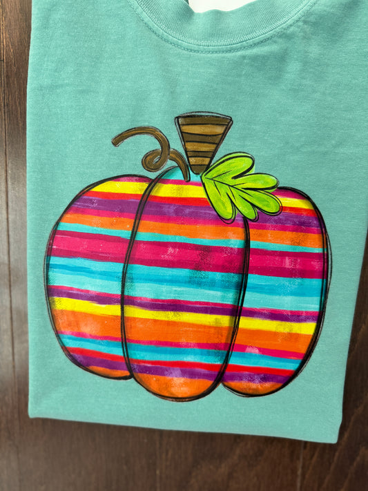 Colorful Stripe Pumpkin