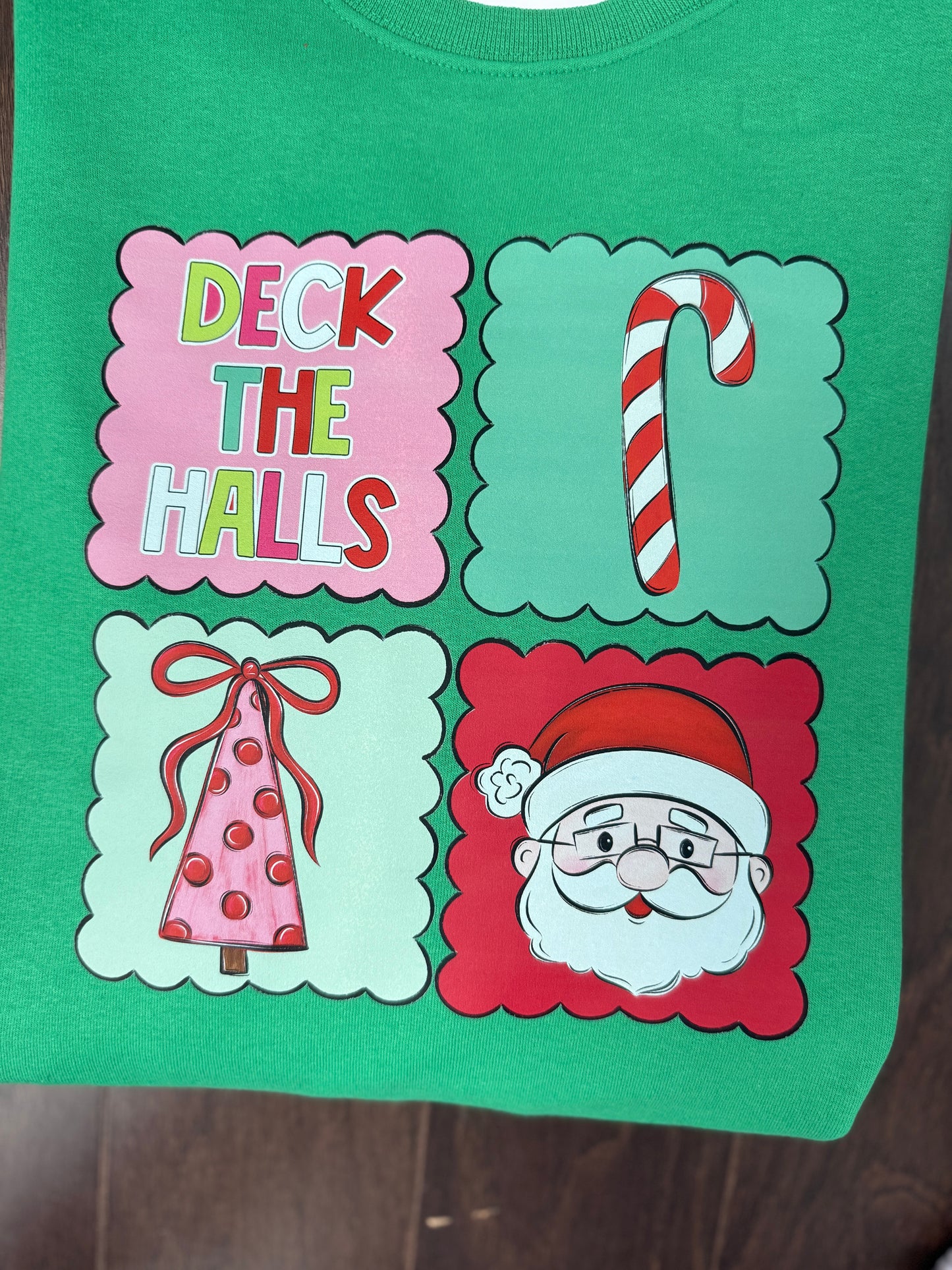 Jolly Santa with Candy Cane