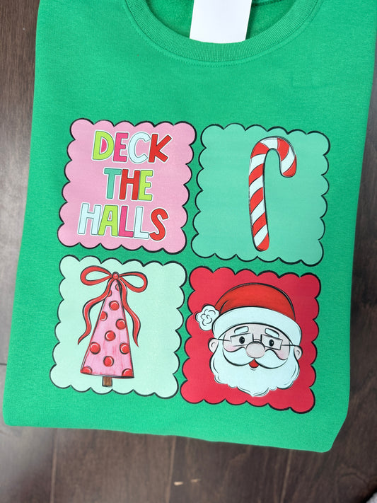 Jolly Santa with Candy Cane