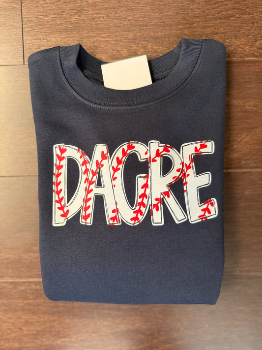 Baseball Name Tee