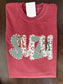 Christmas Lace Letter Shirt