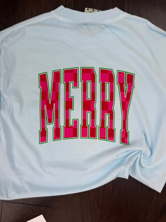Merry - large letters!! {light blue}