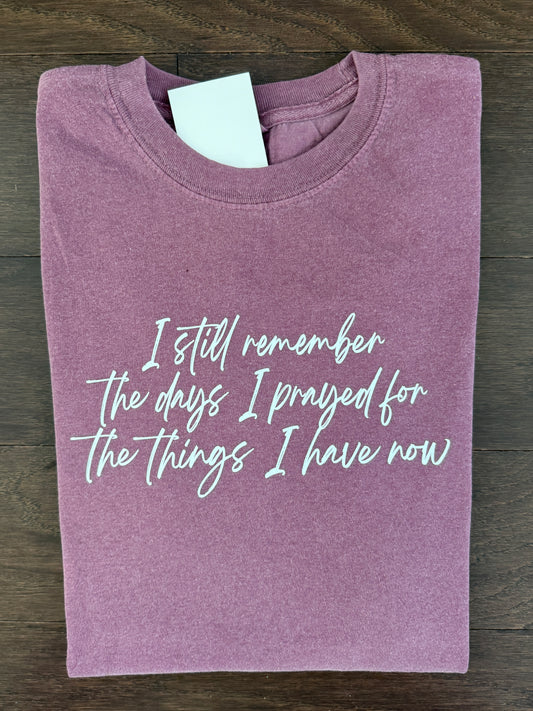 Answered Prayers shirt