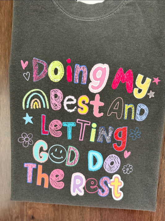 Doing my Best (Charcoal)