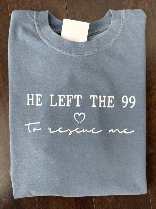 He Left the 99 shirt