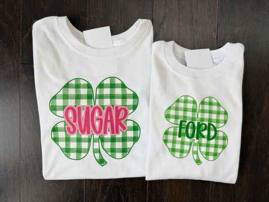 Shamrock Name Tees
