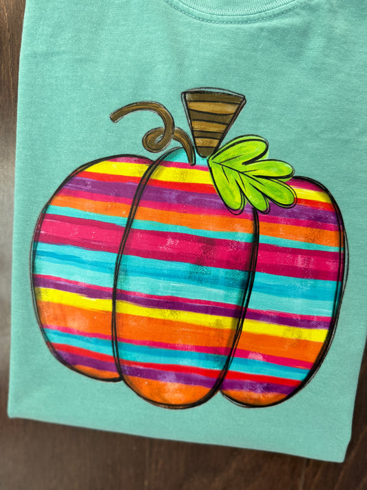 Colorful Stripe Pumpkin