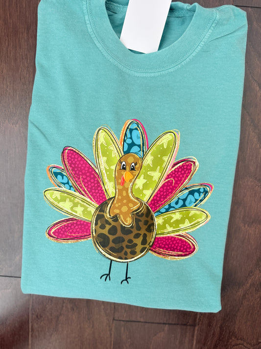 Spotty Turkey {seafoam}