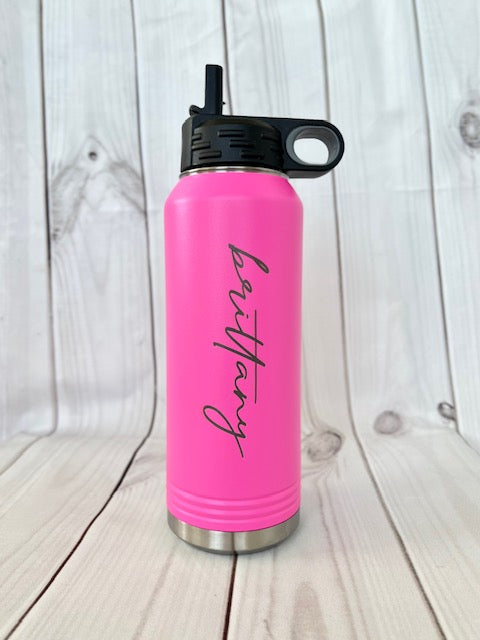 Engraved Stainless Steel Water Bottle
