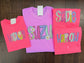 Neon Name / Title Shirts