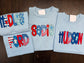 Patriotic Name Tees