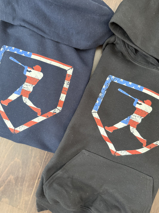 Homeplate Flag Hoodie