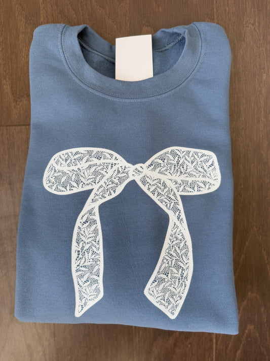 Lace (faux) Bow Shirt