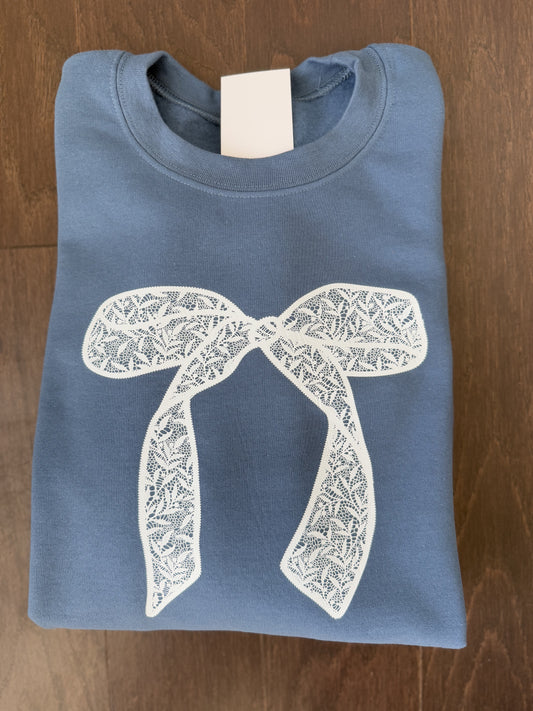 Lace (faux) Bow Shirt